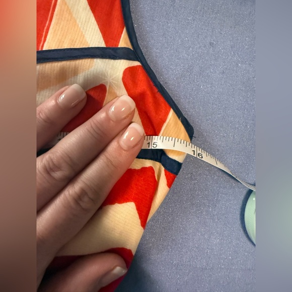 Anthropologie We Heart Vera Red and White Pleated Mini Sundress - Picture 10 of 11